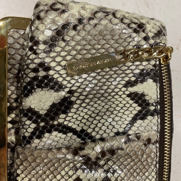MICHAEL KORS REAL PYTHON CLUTCH BRAND NEW - Picture 7 of 14
